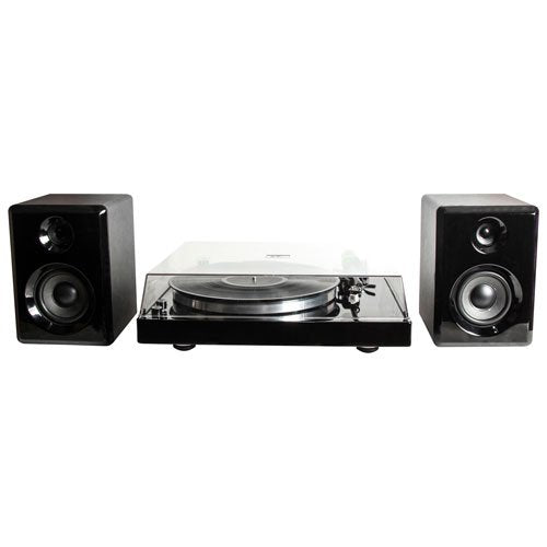 Memorex MX-TT120 Bluetooth Turntable + Stereo Shelf Speakers