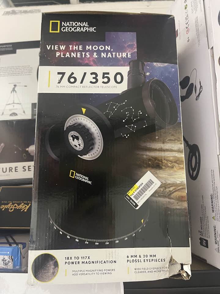 National Geographic BRESSER 76/350 Compact Telescope