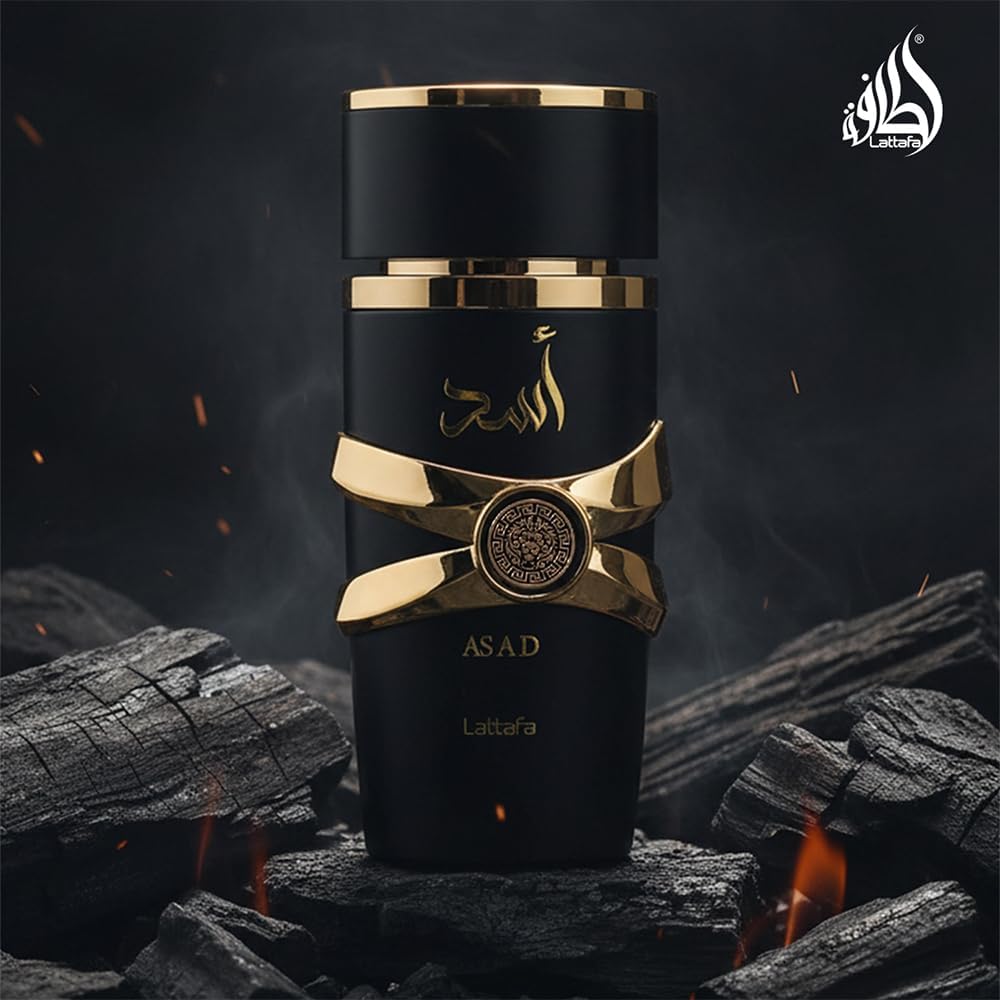 Lattafa Asad Eau De Parfum 100ml Long Lasting Luxury Refreshing Oud and Musk Fragrances