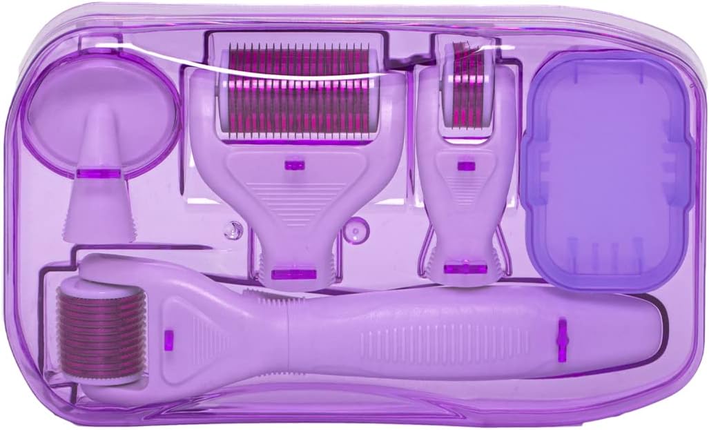 6‑in‑1 DermaRoller for Face &amp; Body – Micro Needle Set