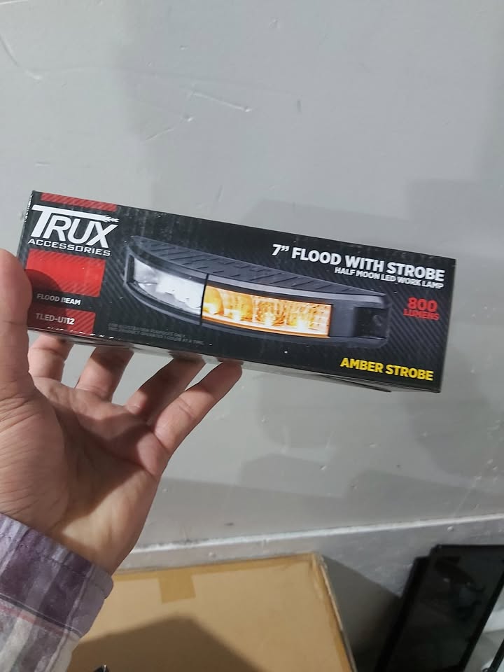 7” Half Moon Surface Mount LED Work Lamp