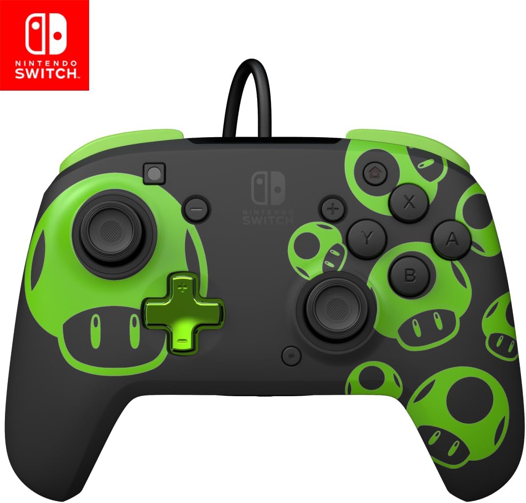 PDP REMATCH Enhanced Wired Nintendo Switch Pro Controller, Switc