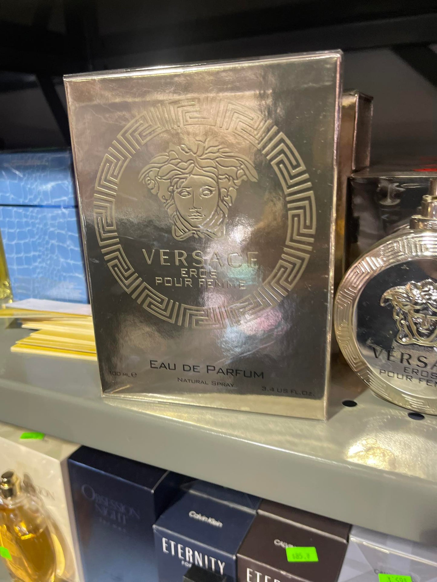 Versace Eros Eau de Parfum for Women – 3.4 oz