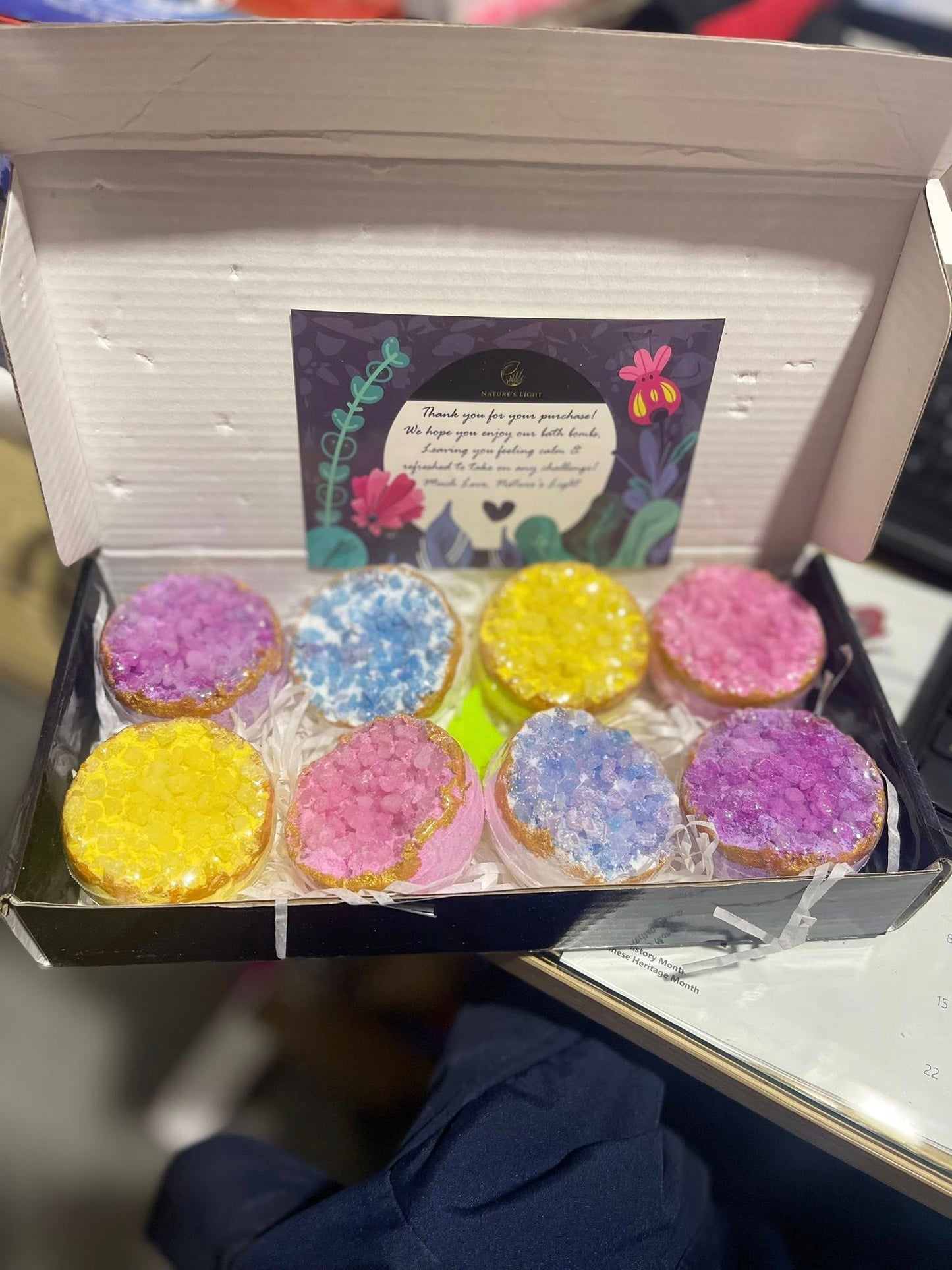 Nature’s Light Bath Bombs