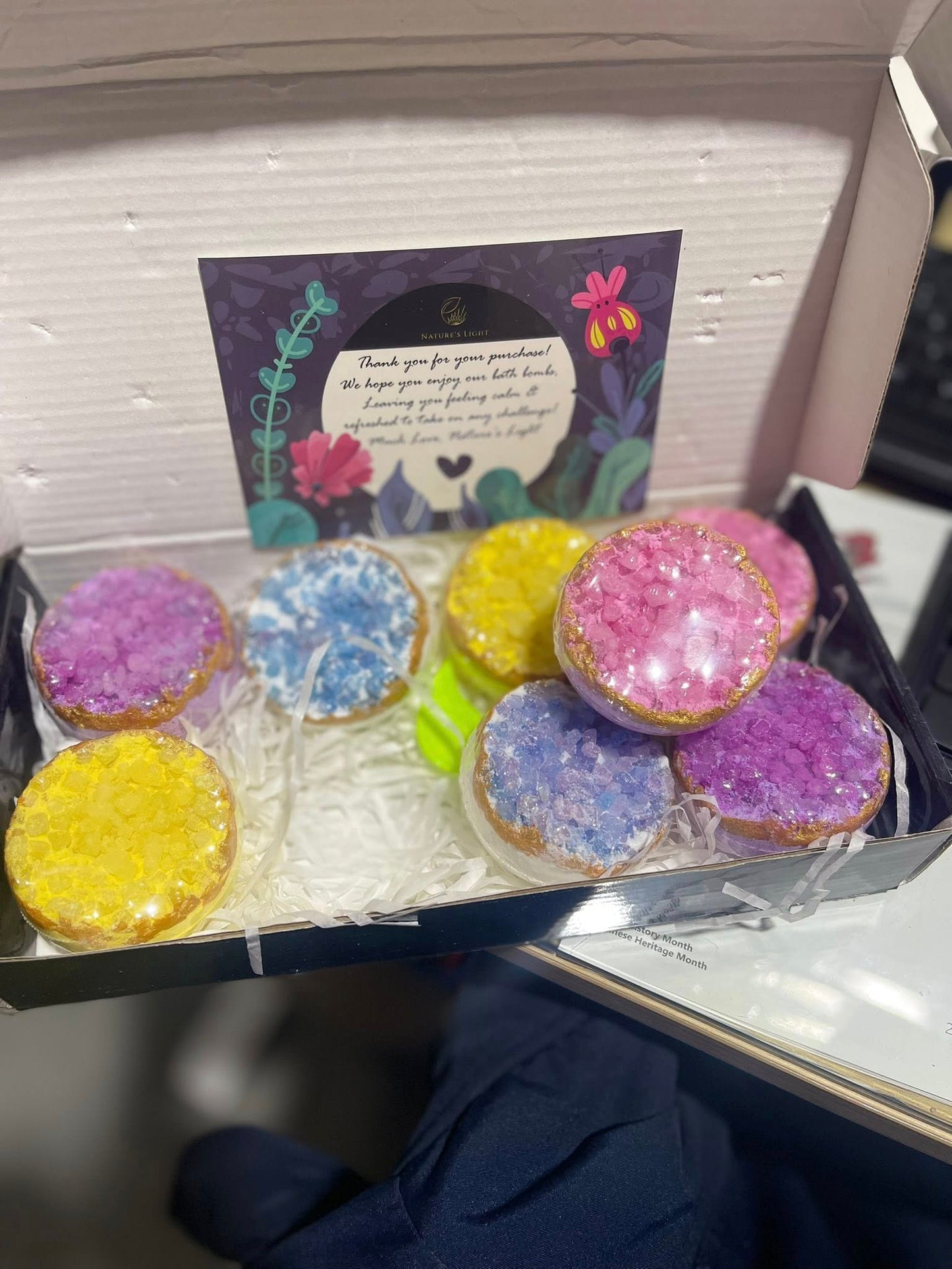 Nature’s Light Bath Bombs