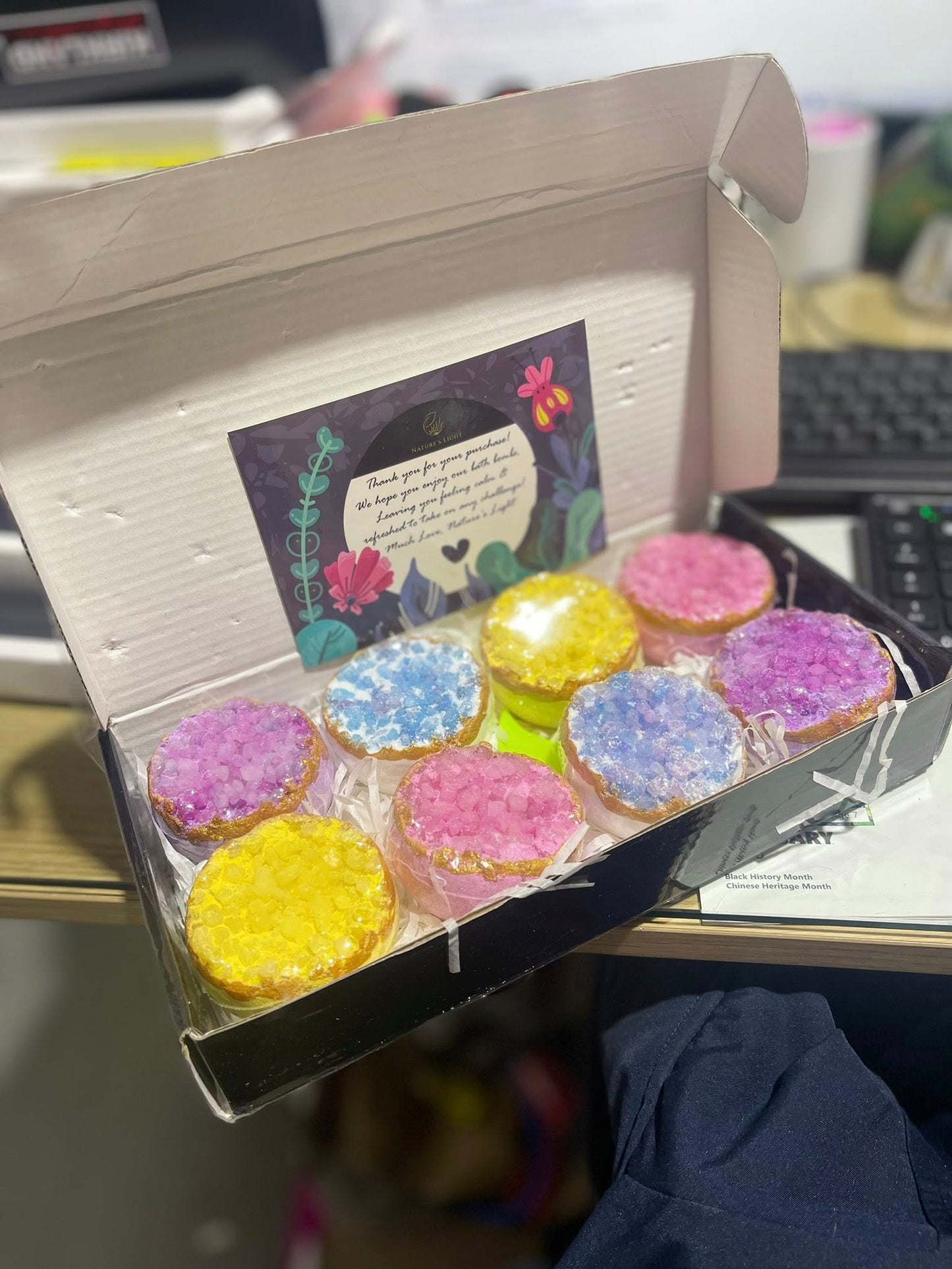 Nature’s Light Bath Bombs