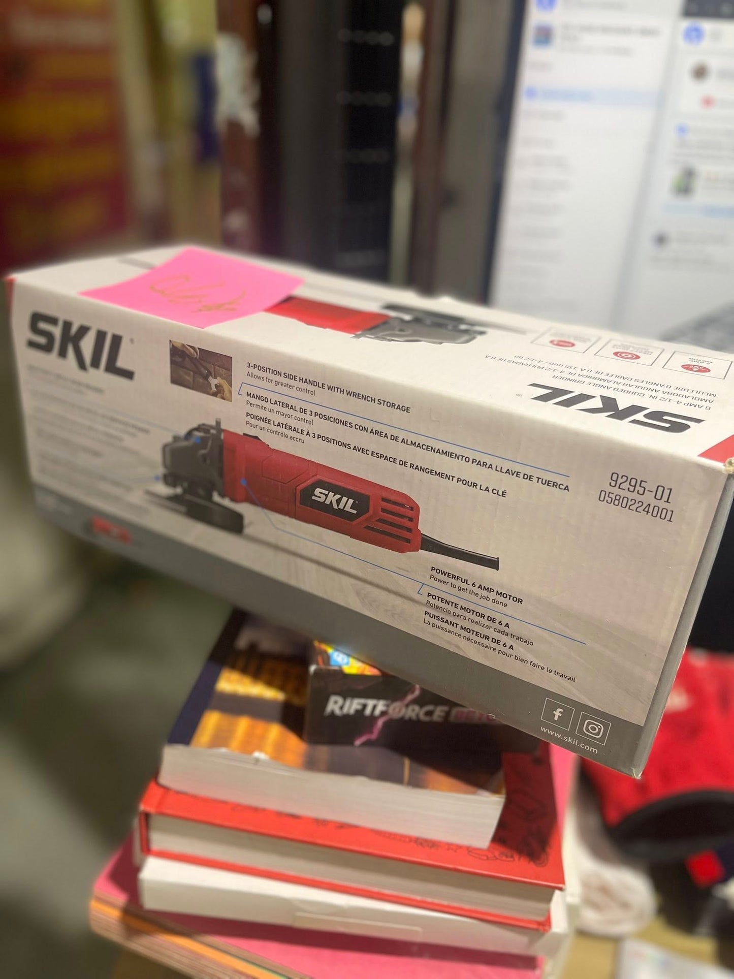 9295-01 4-1/2" Angle Grinder – 6.0 Amp