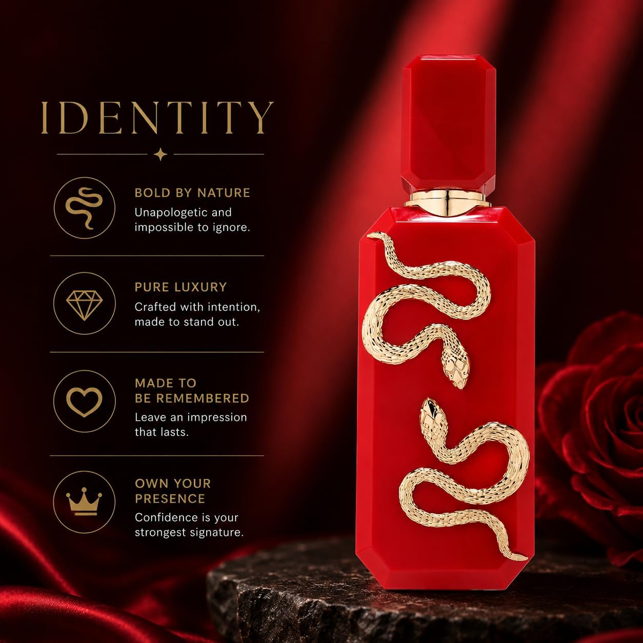 French Avenue Veneno Scarlet EDP For Women and Men 3.4 Fl Oz/100ml