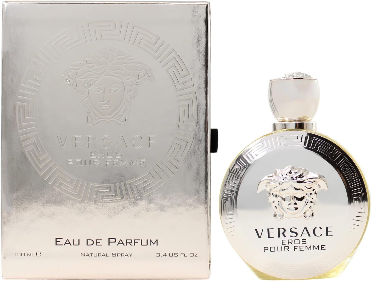Versace Eros Eau de Parfum for Women – 3.4 oz