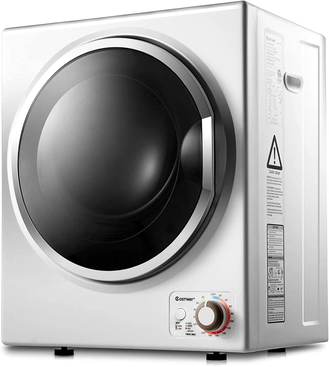 110V Electric Portable Clothes Stainless Steel Tub Laundry Dryer