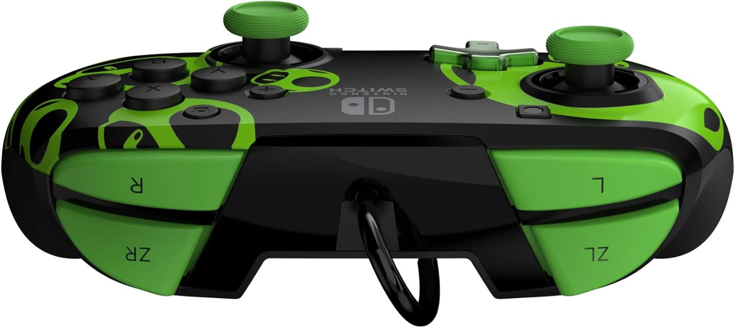 PDP REMATCH Enhanced Wired Nintendo Switch Pro Controller, Switc