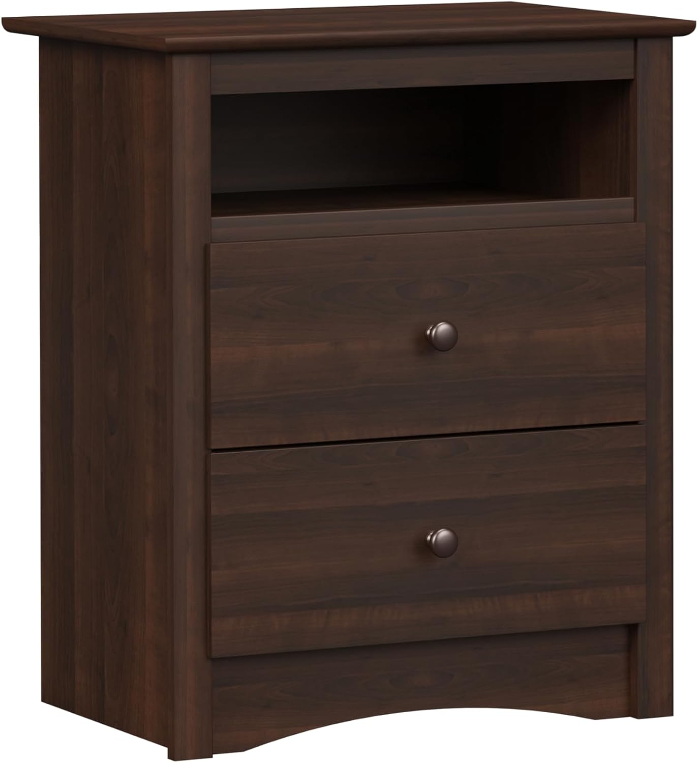 Prepac Fremont 2-Drawer Nightstand – Espresso