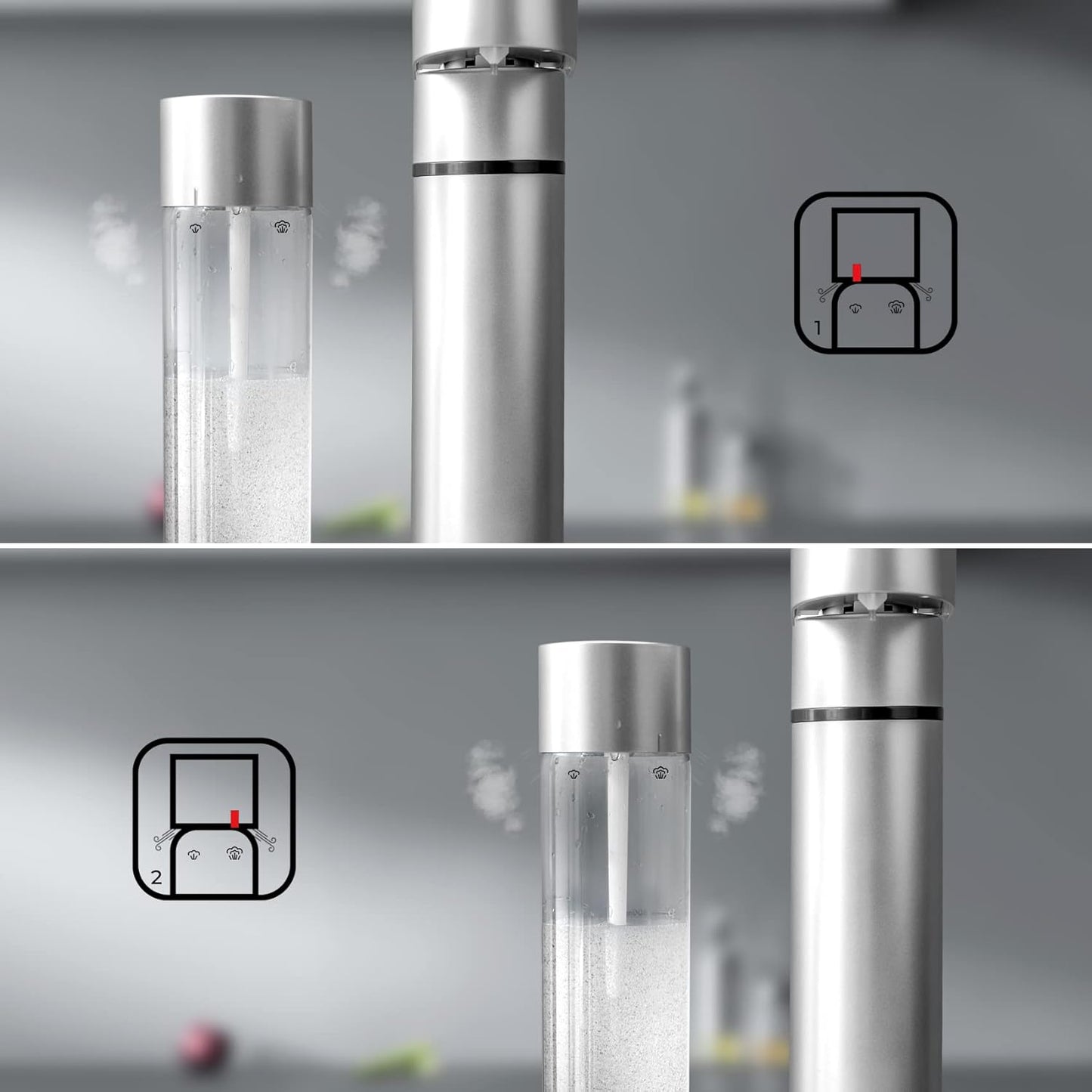 Ultima Cosa Sparkling Water Soda Maker with CO₂ Cylinder