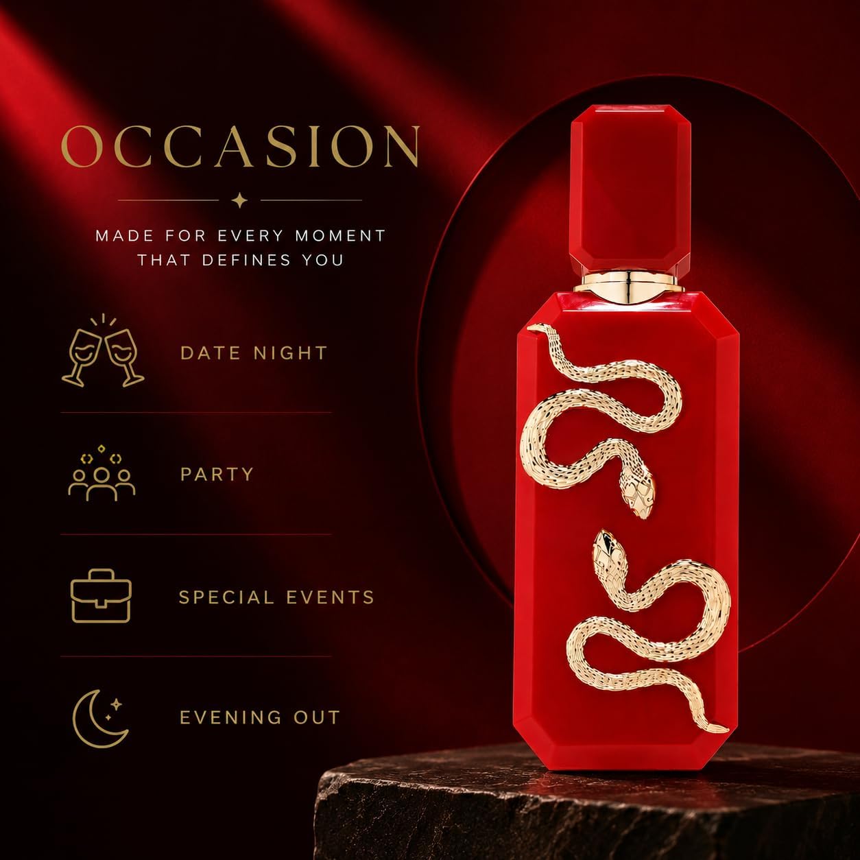French Avenue Veneno Scarlet EDP For Women and Men 3.4 Fl Oz/100ml