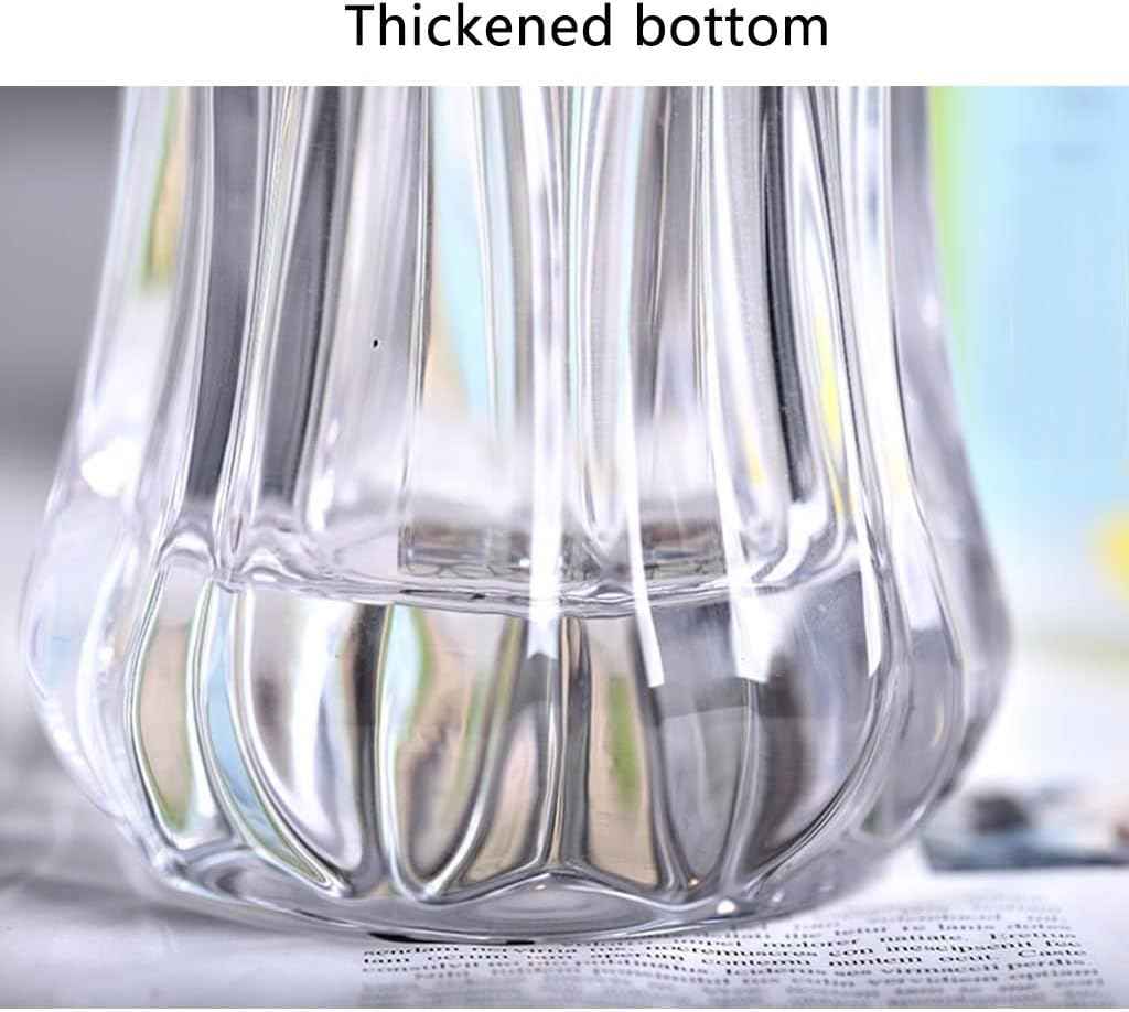 Modern Flower Glass Thickening Design Tsparent s Home s Decoration Wedding Ornaments - 9inch