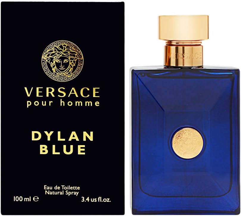 VERSACE Pour Homme Sealed Dylan Blue Eau de Toilette, 3.4 Ounce