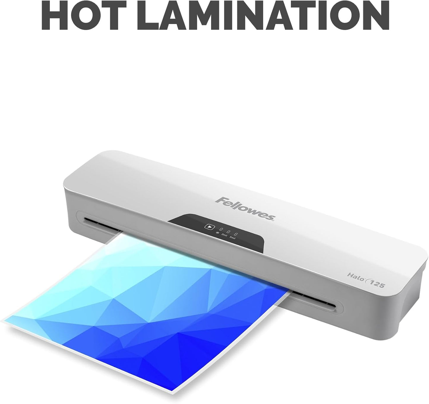 Fellowes Halo 125 Laminator with Pouch Starter Kit
