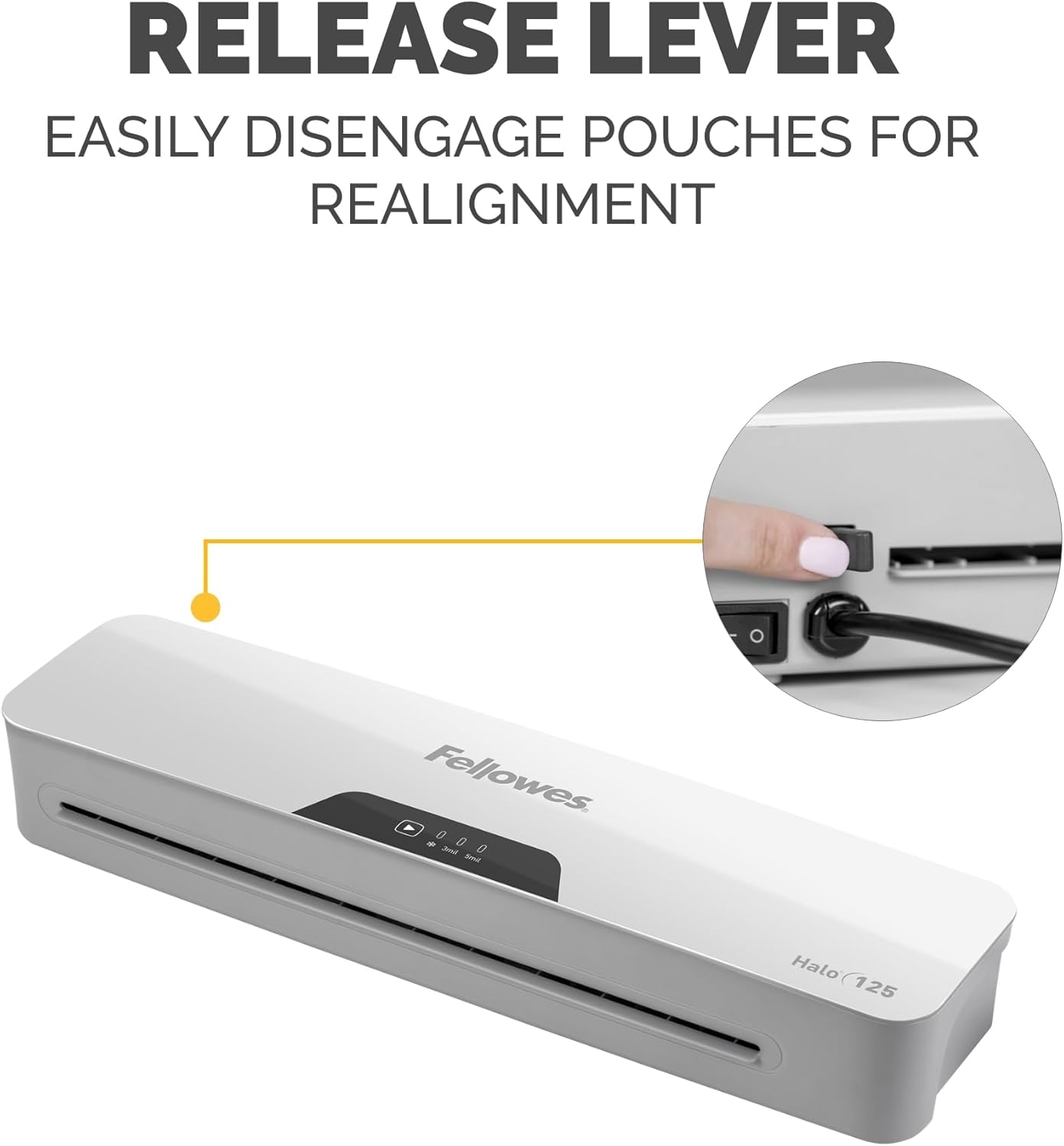 Fellowes Halo 125 Laminator with Pouch Starter Kit