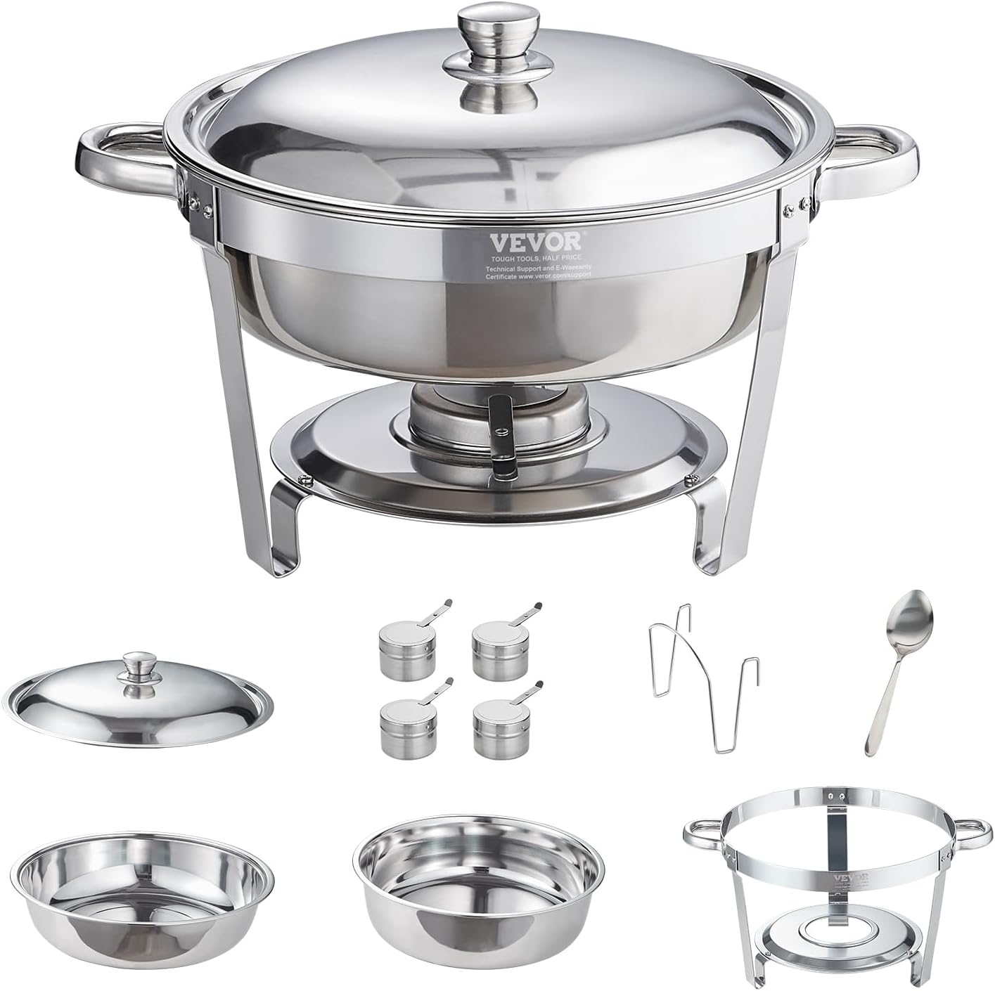 Chafing Dish Buffet SeT Stainless Steel Chafer with Full Size Pa