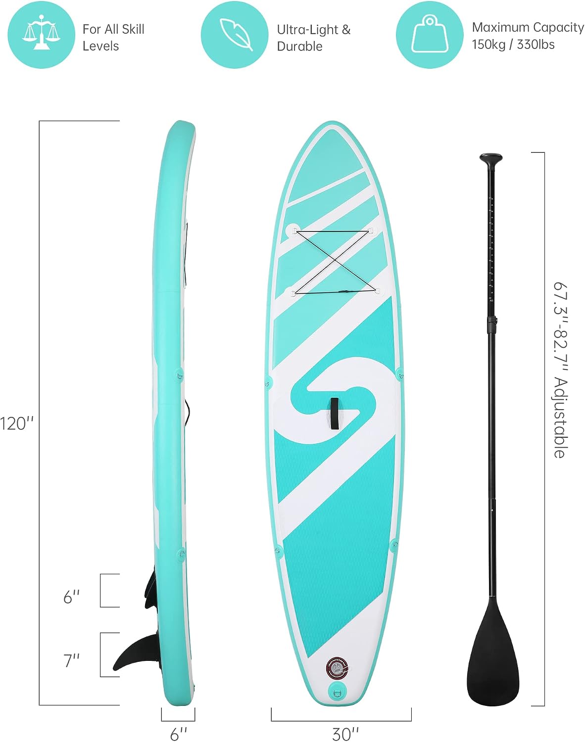 Inflatable Paddle Board Paddleboard Inflatable Stand Up Paddle Board SUP Board