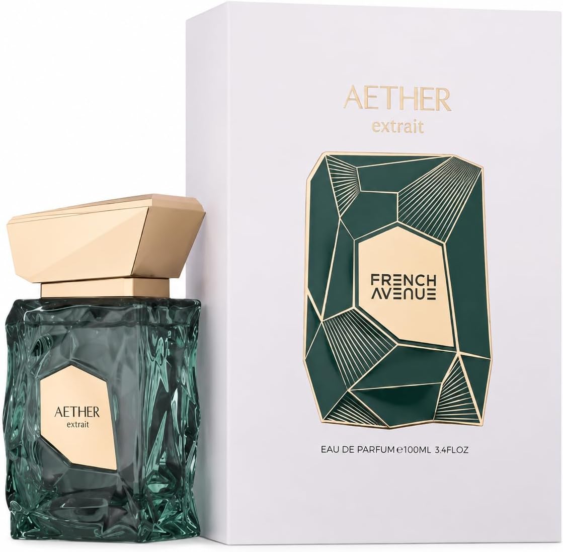 Fragrance World French Avenue Aether, Unisex Extrait de Parfum, 3.4 Fl Oz