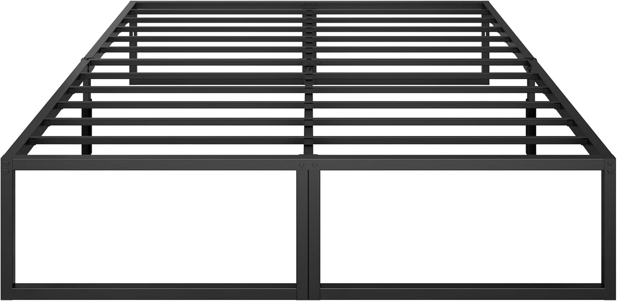 Full Bed Frame, 14 Inch Full Size Metal Platform Bed, 2000 lbs Capacity, Metal Bed Frame No Box