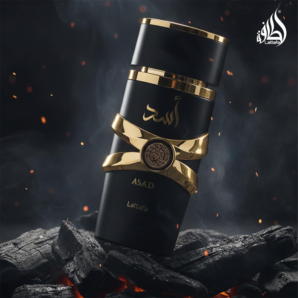 Lattafa Asad Eau De Parfum 100ml Long Lasting Luxury Refreshing Oud and Musk Fragrances