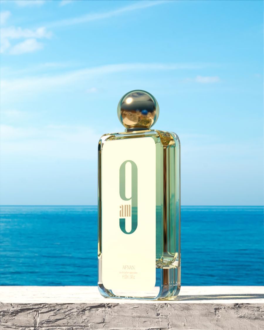 Afnan 9AM by Afnan – Unisex Eau de Parfum Spray (3.4 oz