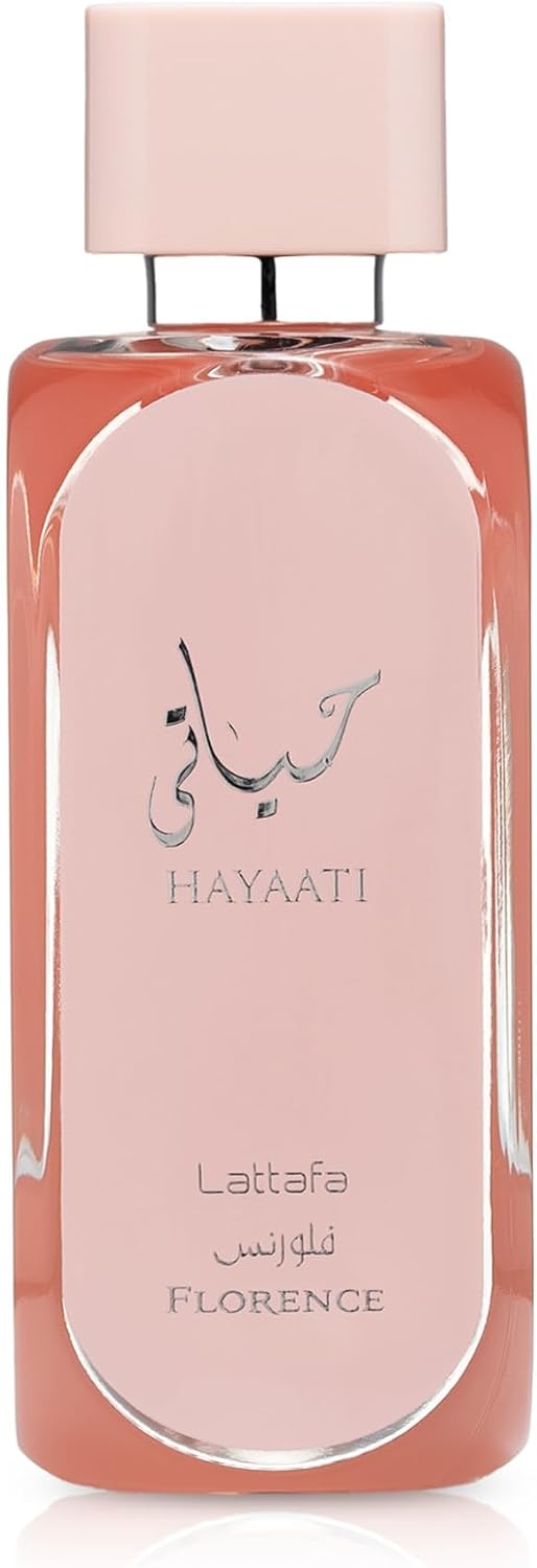 Lattafa Hayaati Florence for Unisex Eau de Parfum Spray, 3.4 Ounce