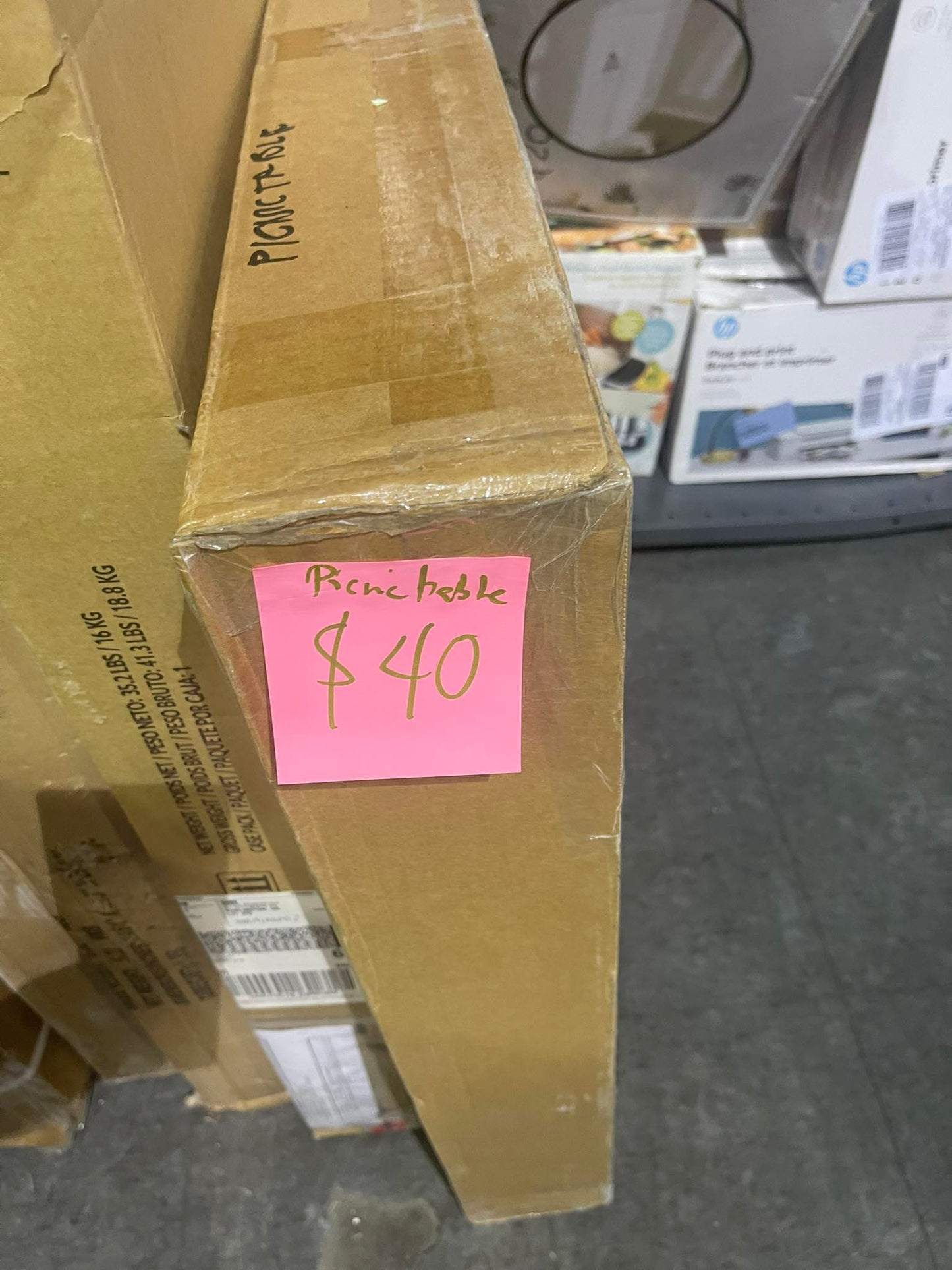 Sun & Shade Picnic Table with Umbrella