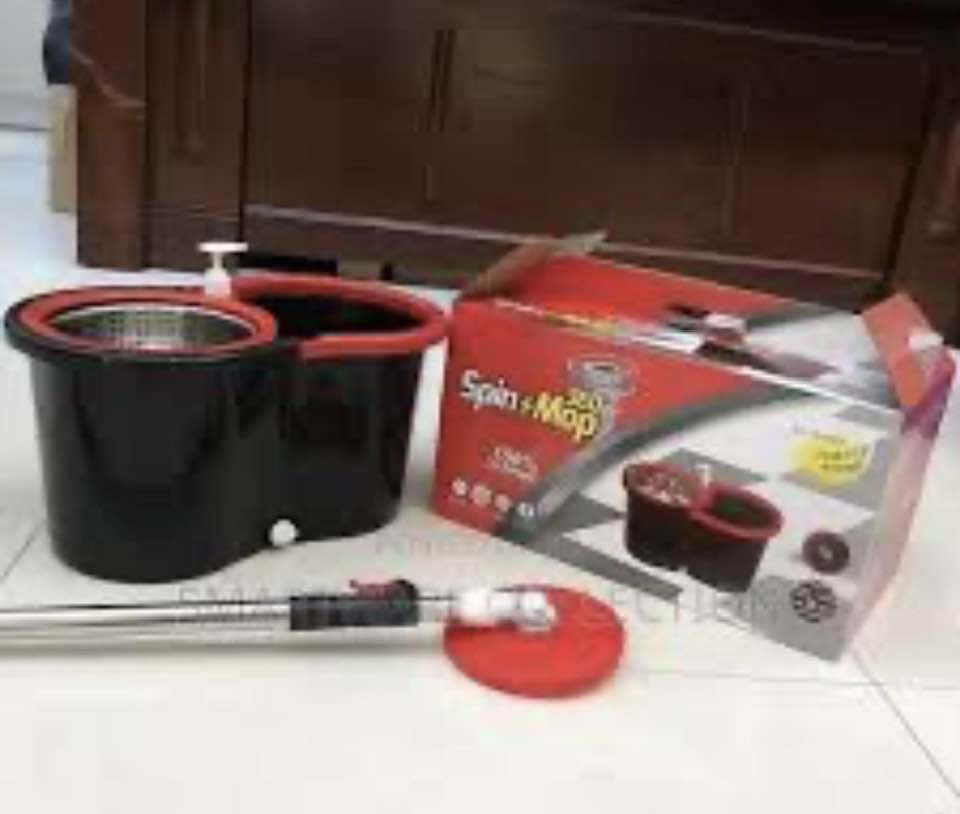 Spin Mop & Bucket with Wringer Set