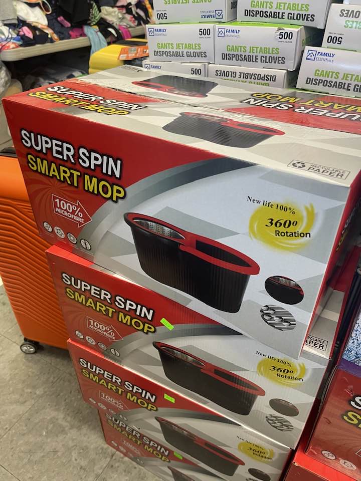 Spin Mop & Bucket with Wringer Set