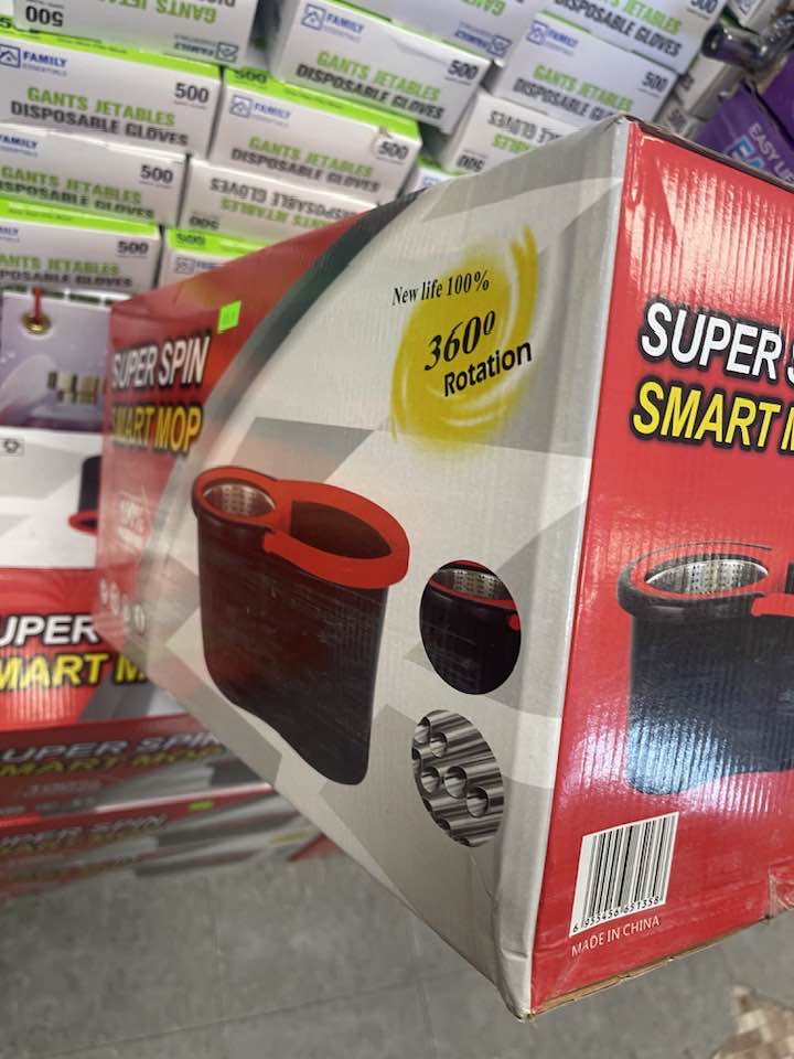 Spin Mop & Bucket with Wringer Set