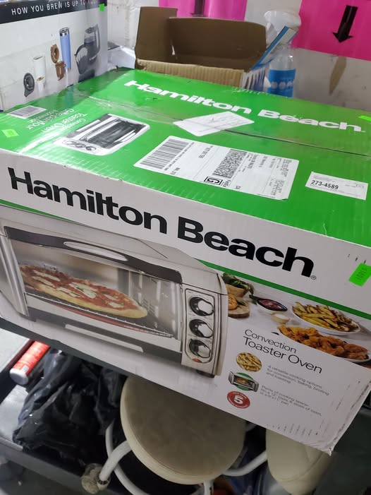 NEW Hamilton Beach 31333 Stainless Steel Convection Toaster Oven