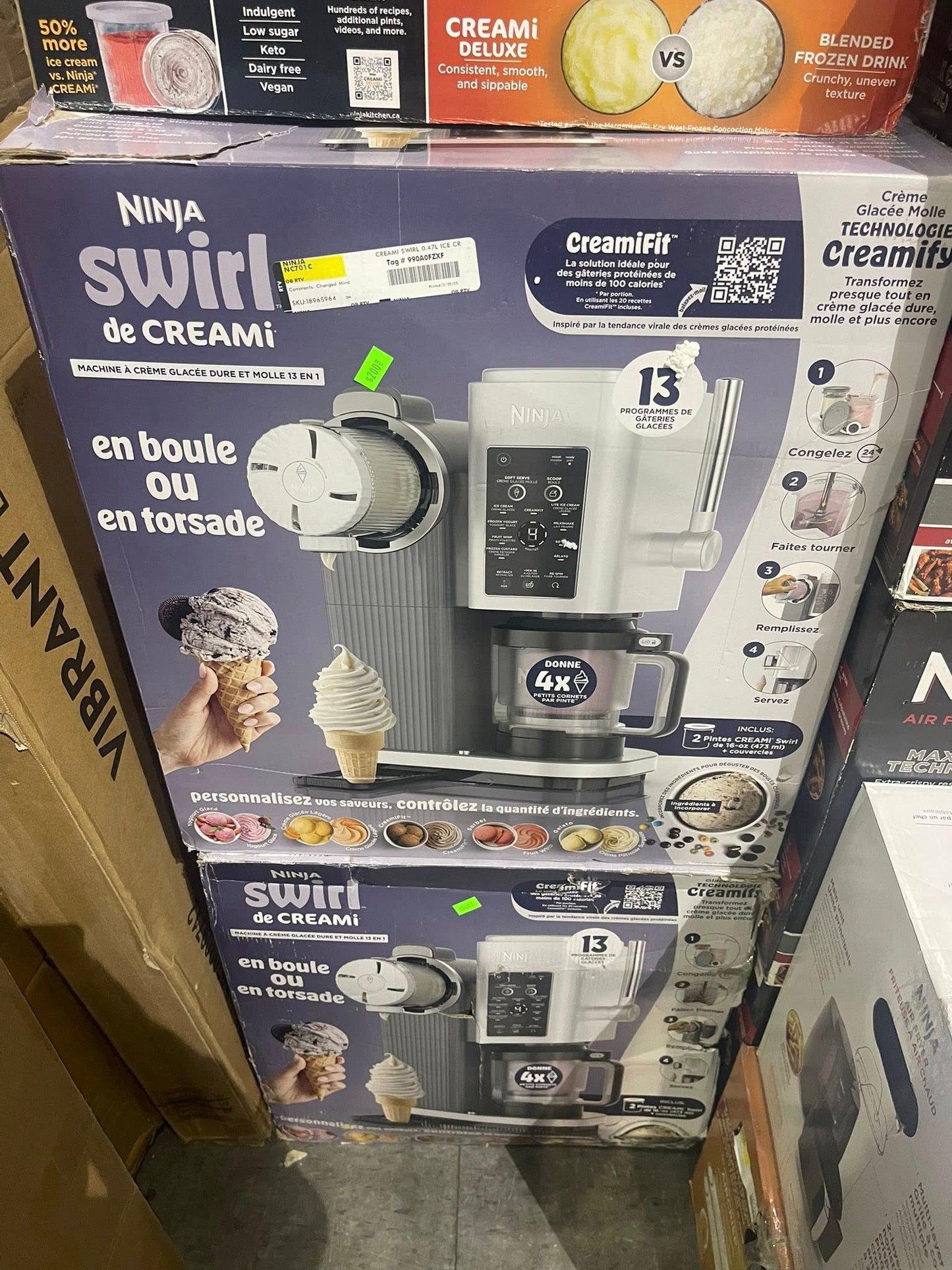 Ninja CREAMi Swirl 0.47L Ice Cream Maker