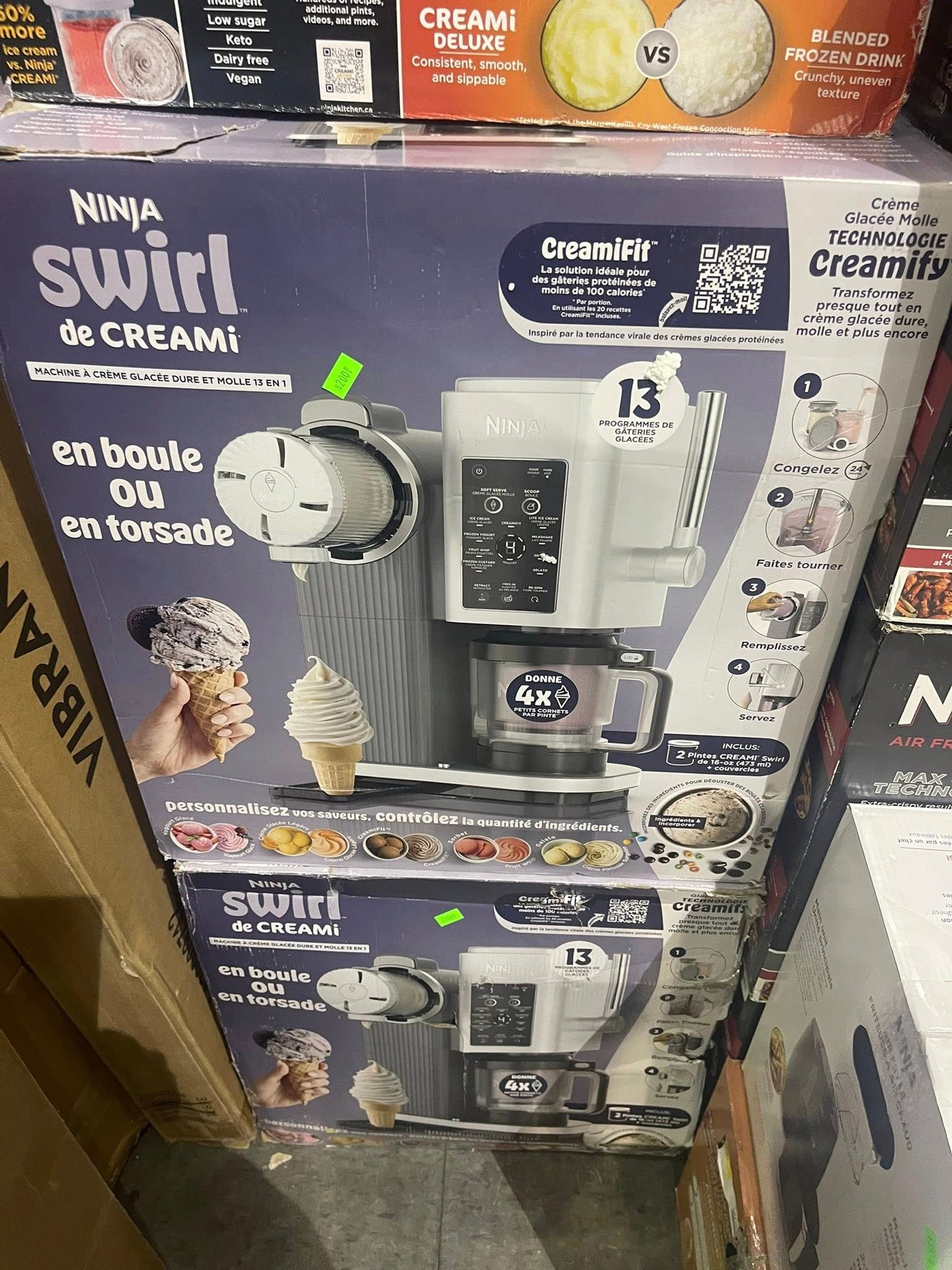 Ninja CREAMi Swirl 0.47L Ice Cream Maker