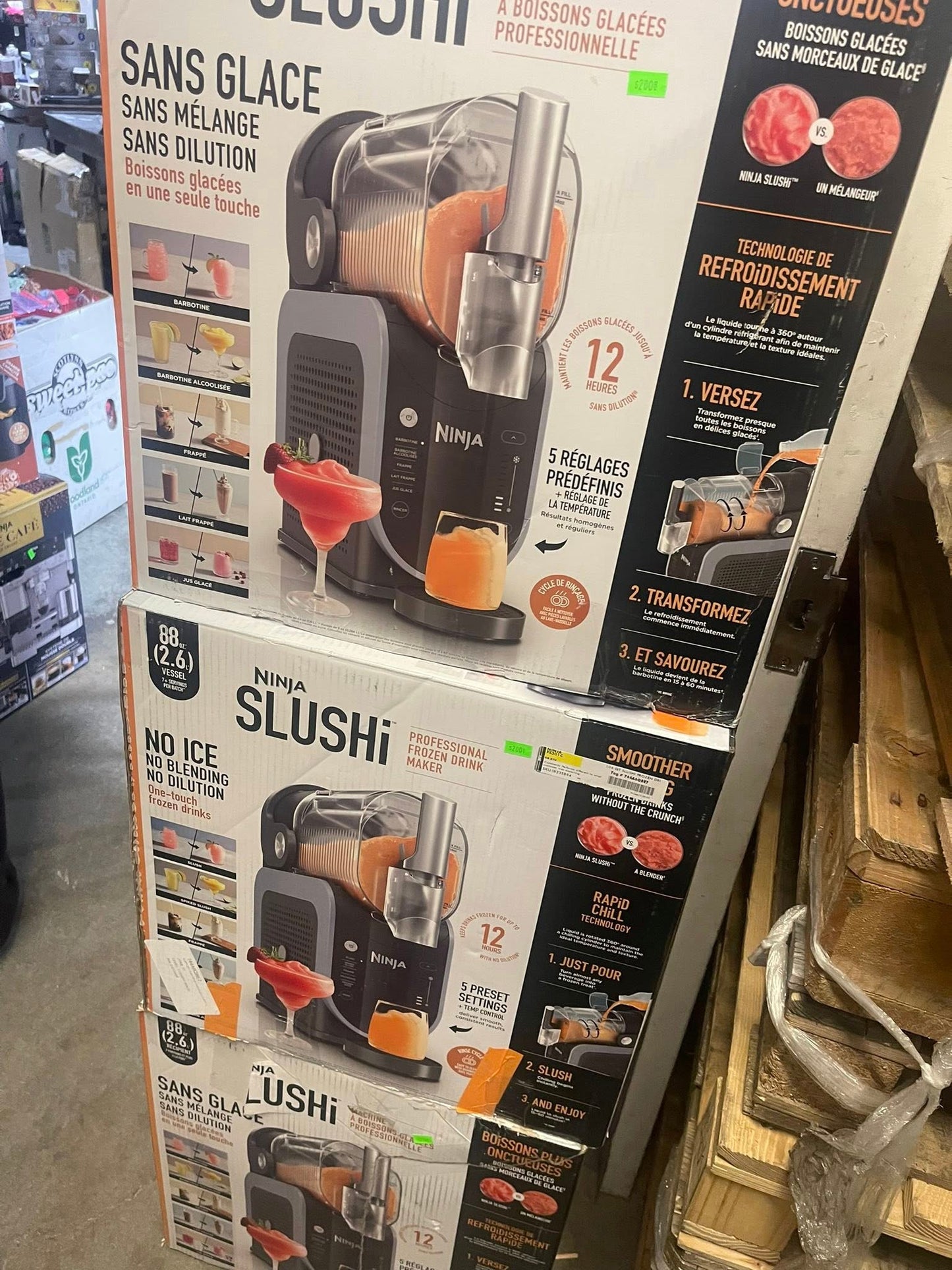 Ninja Slushi Professional Frozen Drink Maker – Arctic Blue & Gray (FS301C)