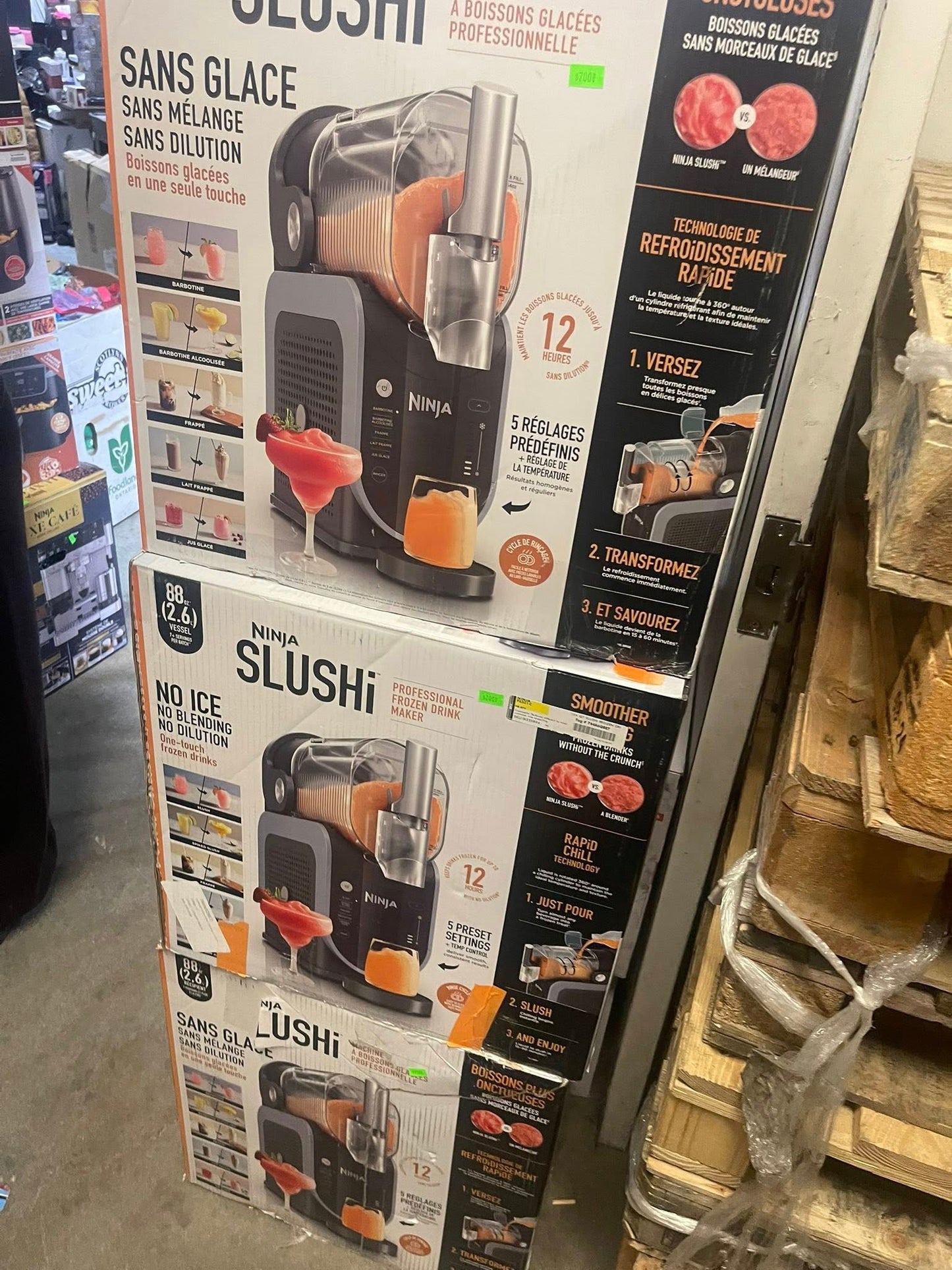 Ninja Slushi Professional Frozen Drink Maker – Arctic Blue & Gray (FS301C)