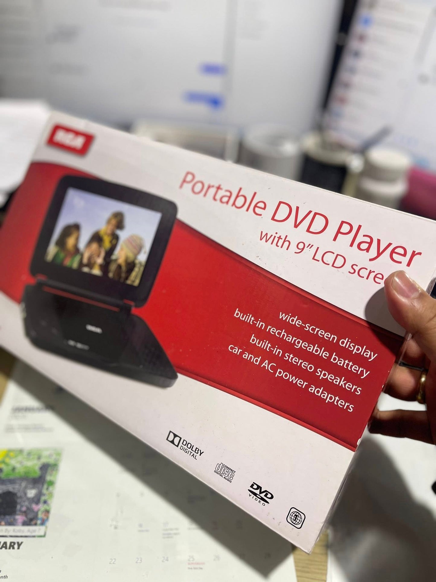 RCA Portable DVD Player with 9" LCD Display