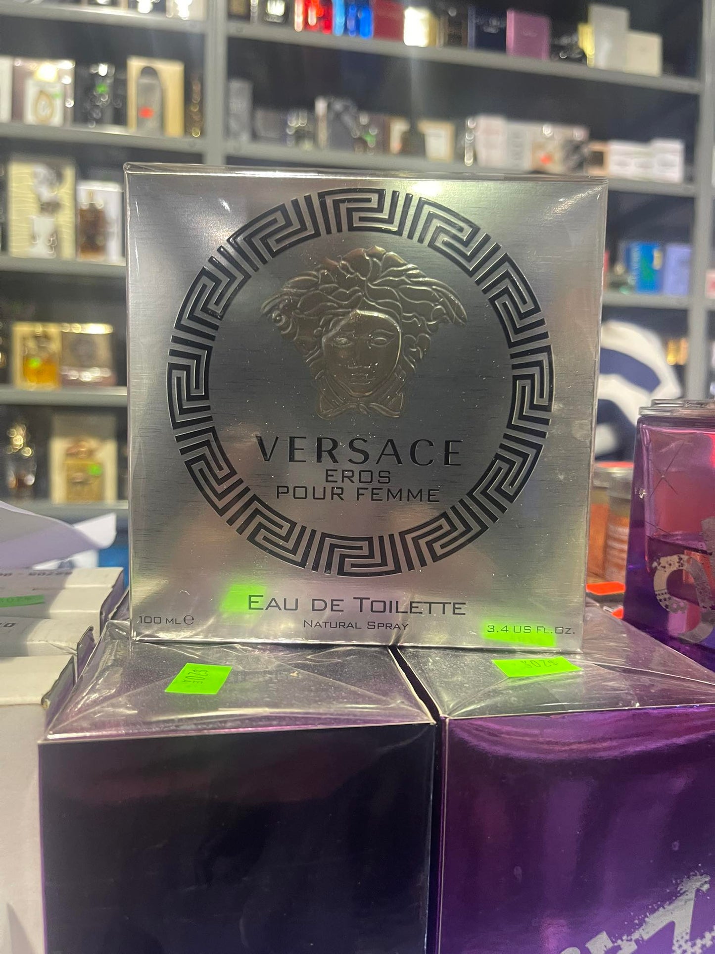 VERSACE Eros Eau de Toilette Spray for Women – 3.4 oz / 100mL