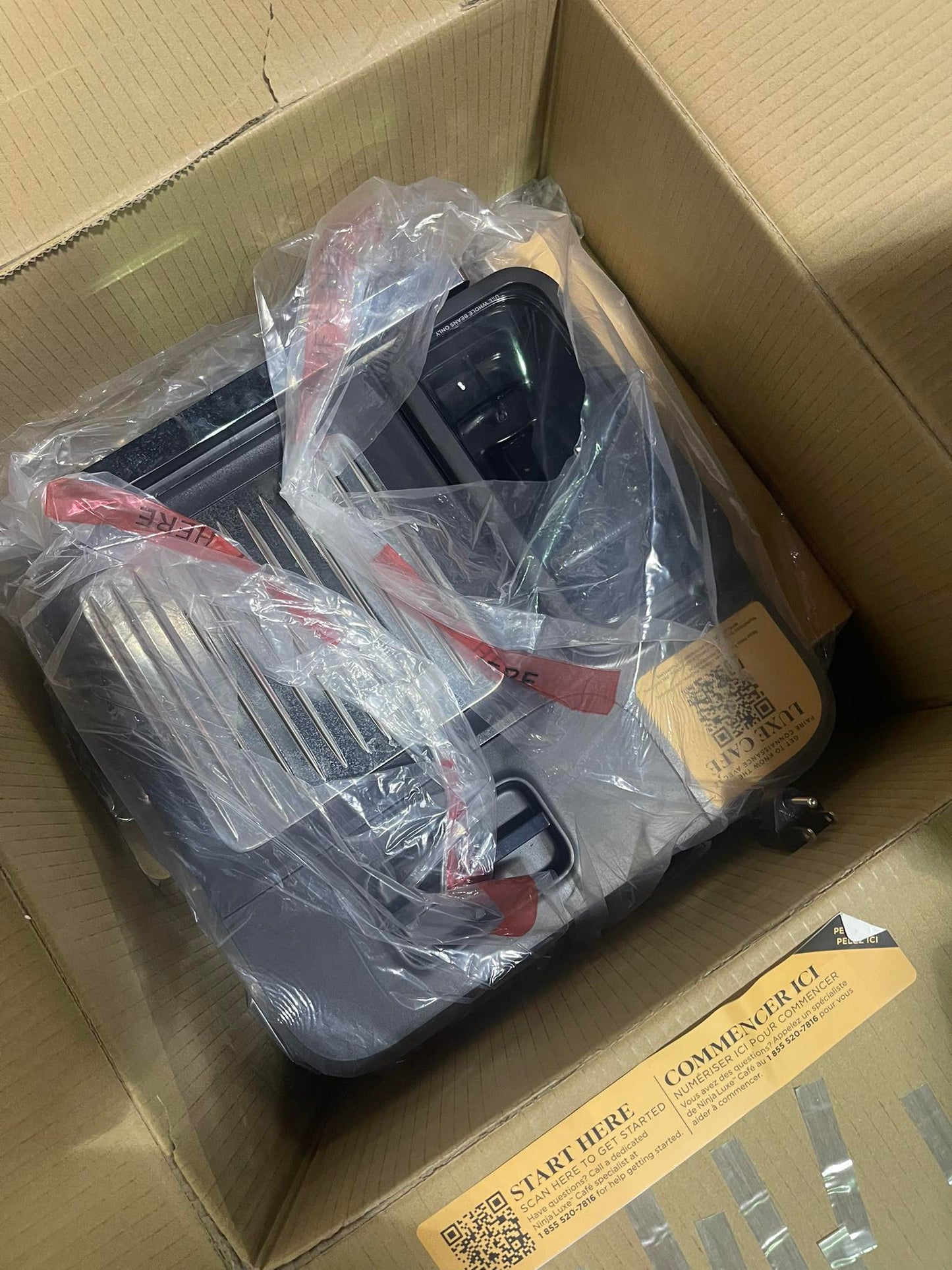 Ninja Luxe Café Pro Series 4‑in‑1 Espresso Machine – Black/Stainless Steel