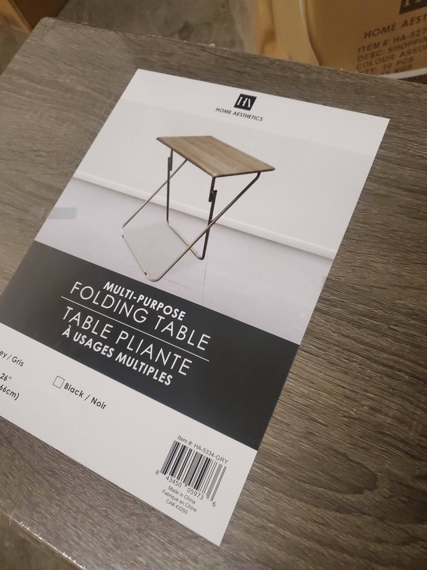 Portable Folding Tray Table
