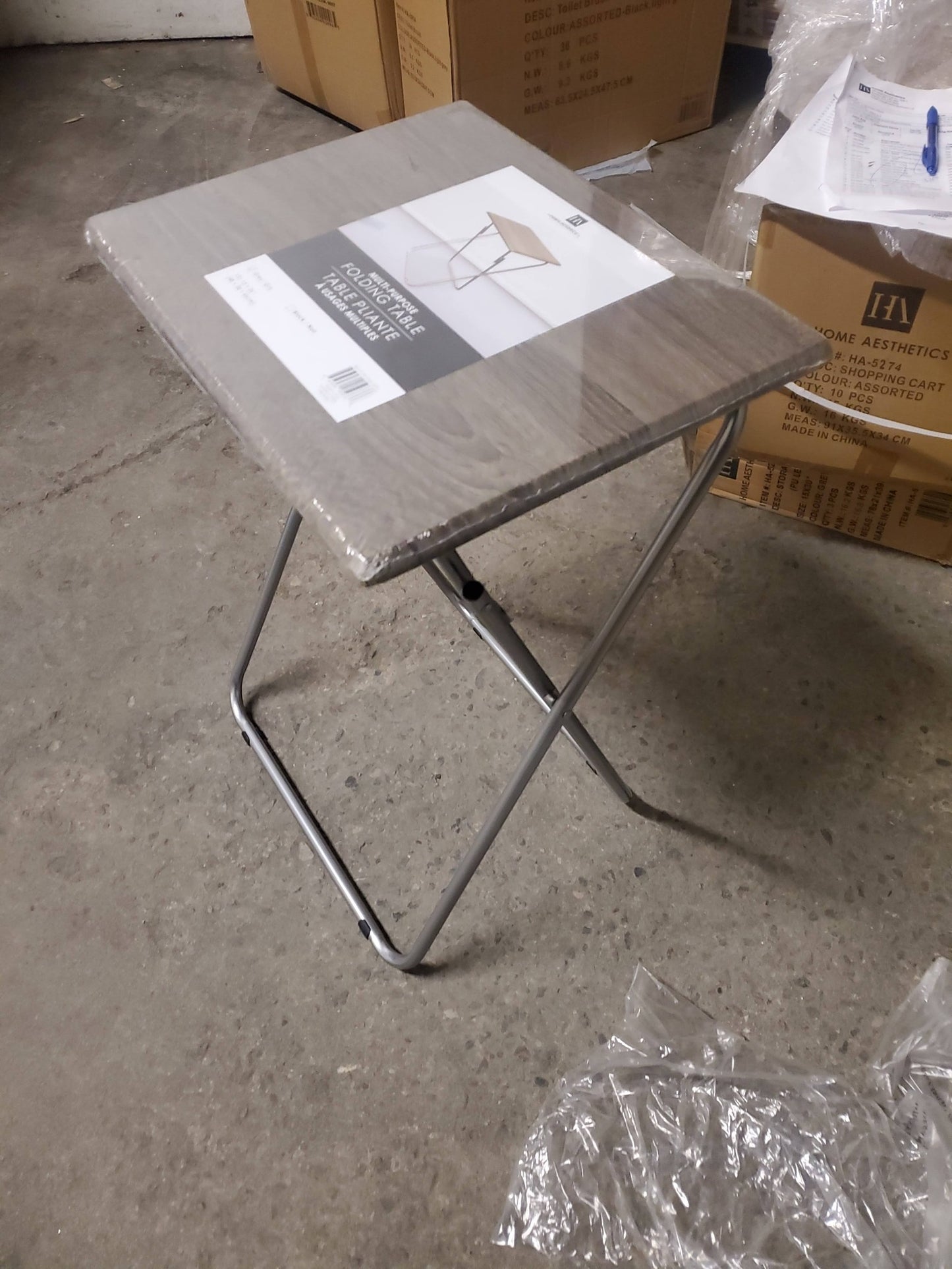 Portable Folding Tray Table