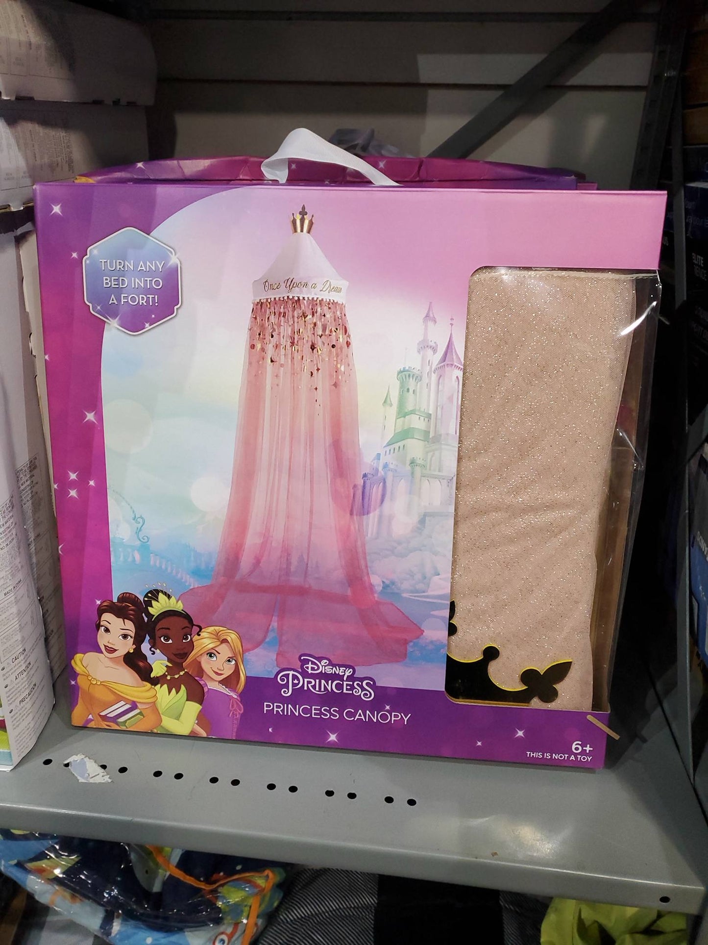 Disney Princess Kids Bed Canopy Curtains