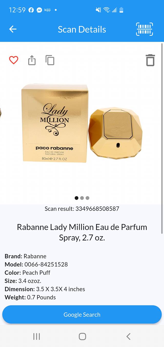 Paco Rabanne Lady Million for Women –  EDP Spray