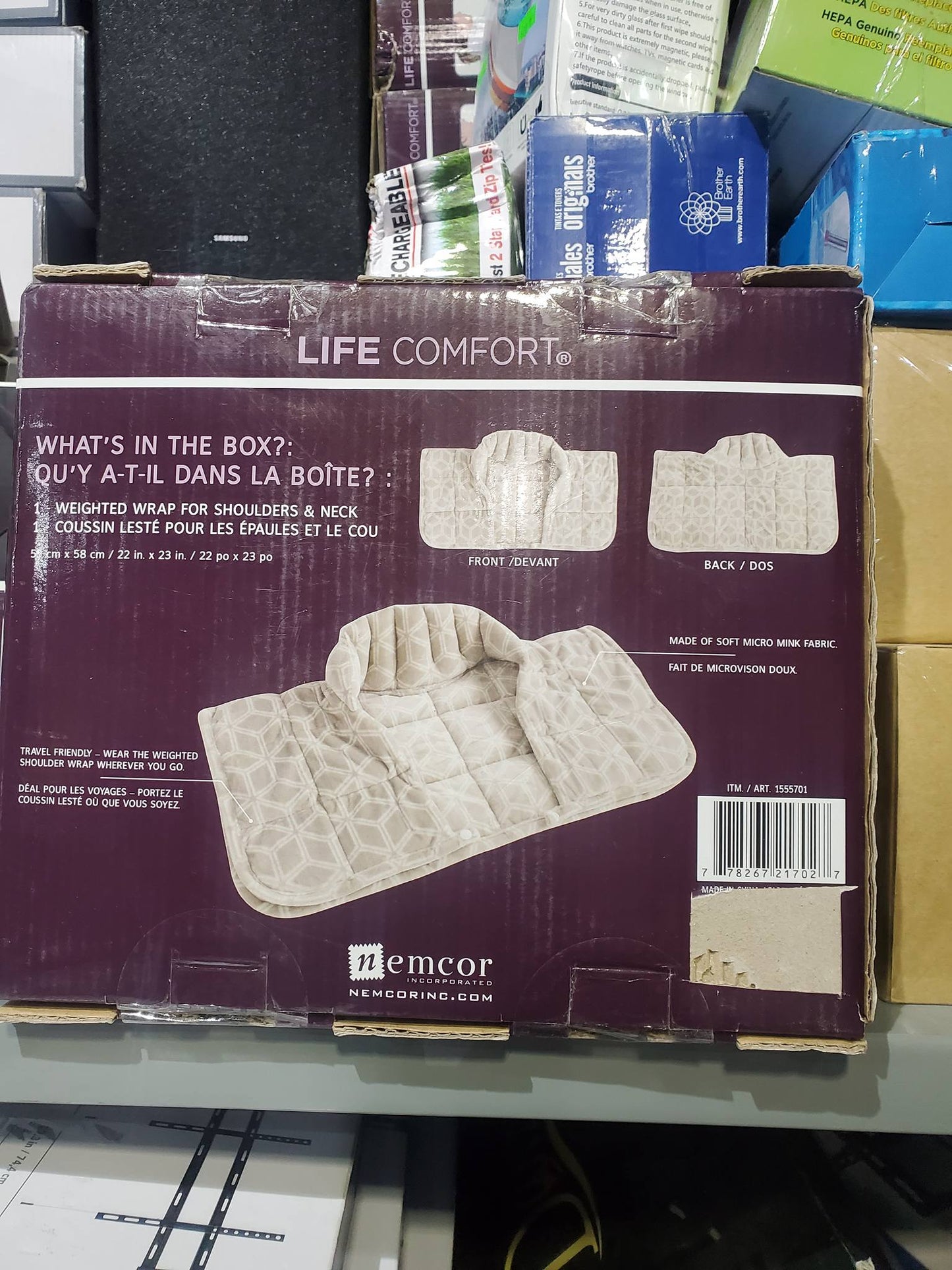Life Comfort Weighted Wrap – Shoulders &amp; Neck