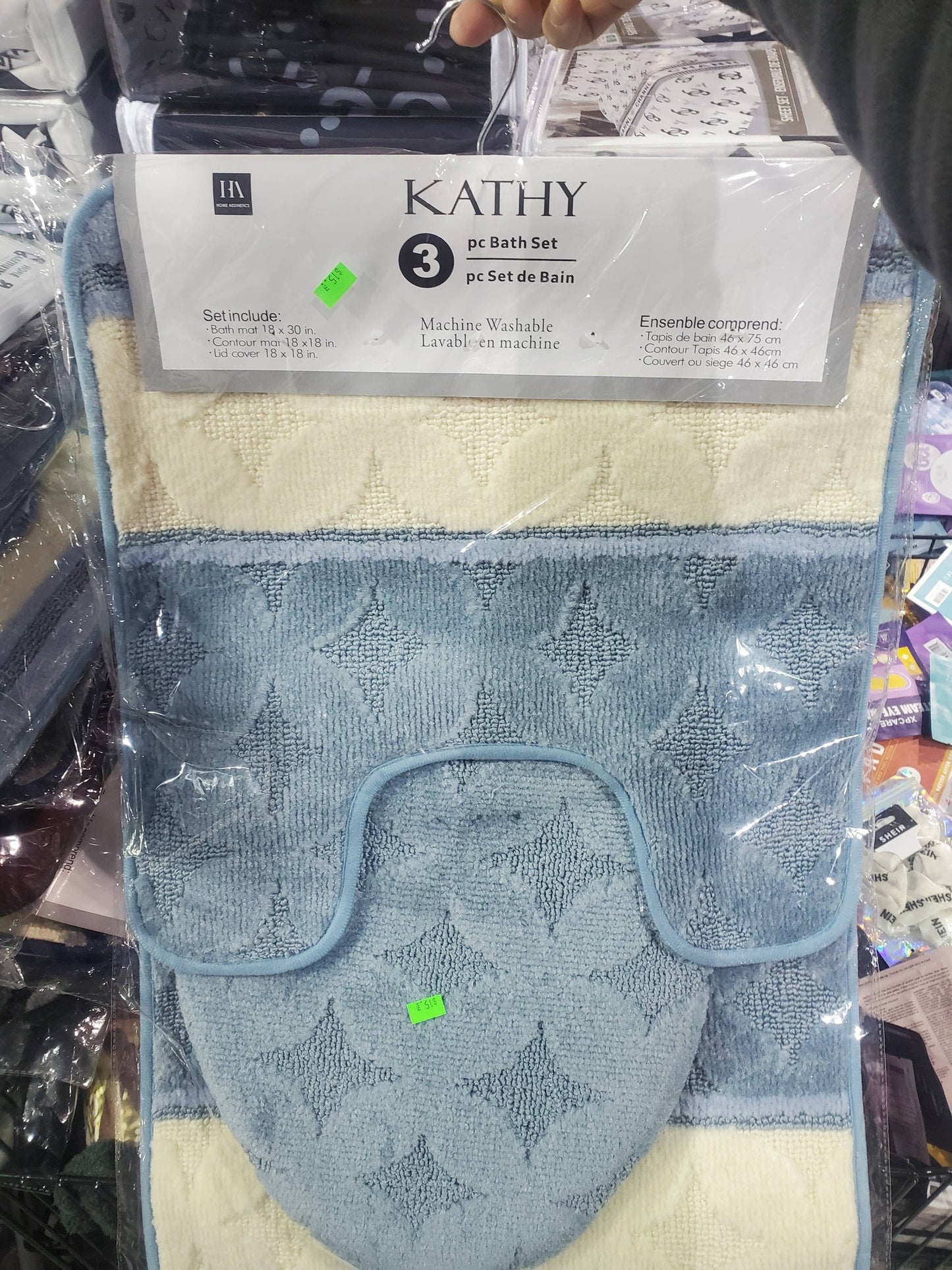3‑Piece Bath Mat Set
