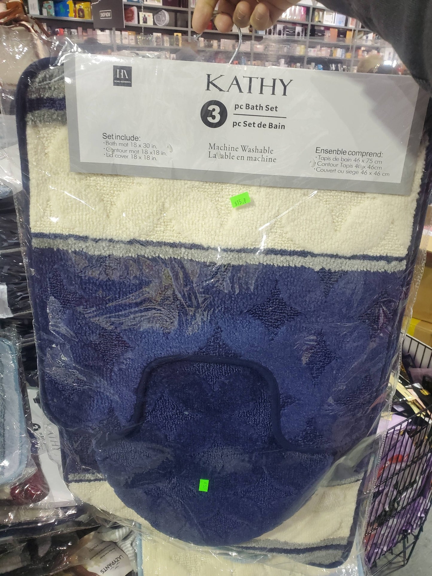 3‑Piece Bath Mat Set