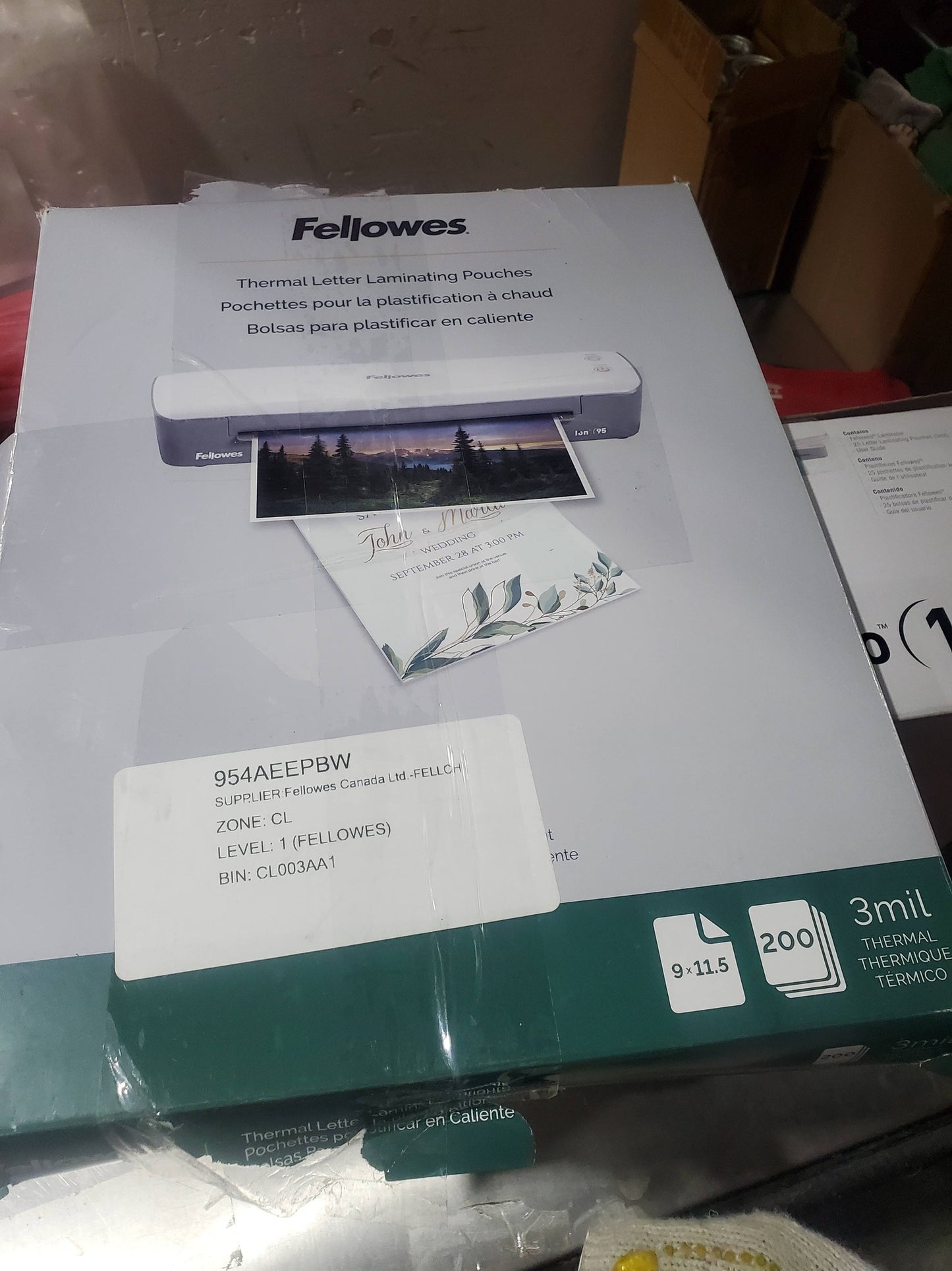 Fellowes Halo 125 Laminator with Pouch Starter Kit