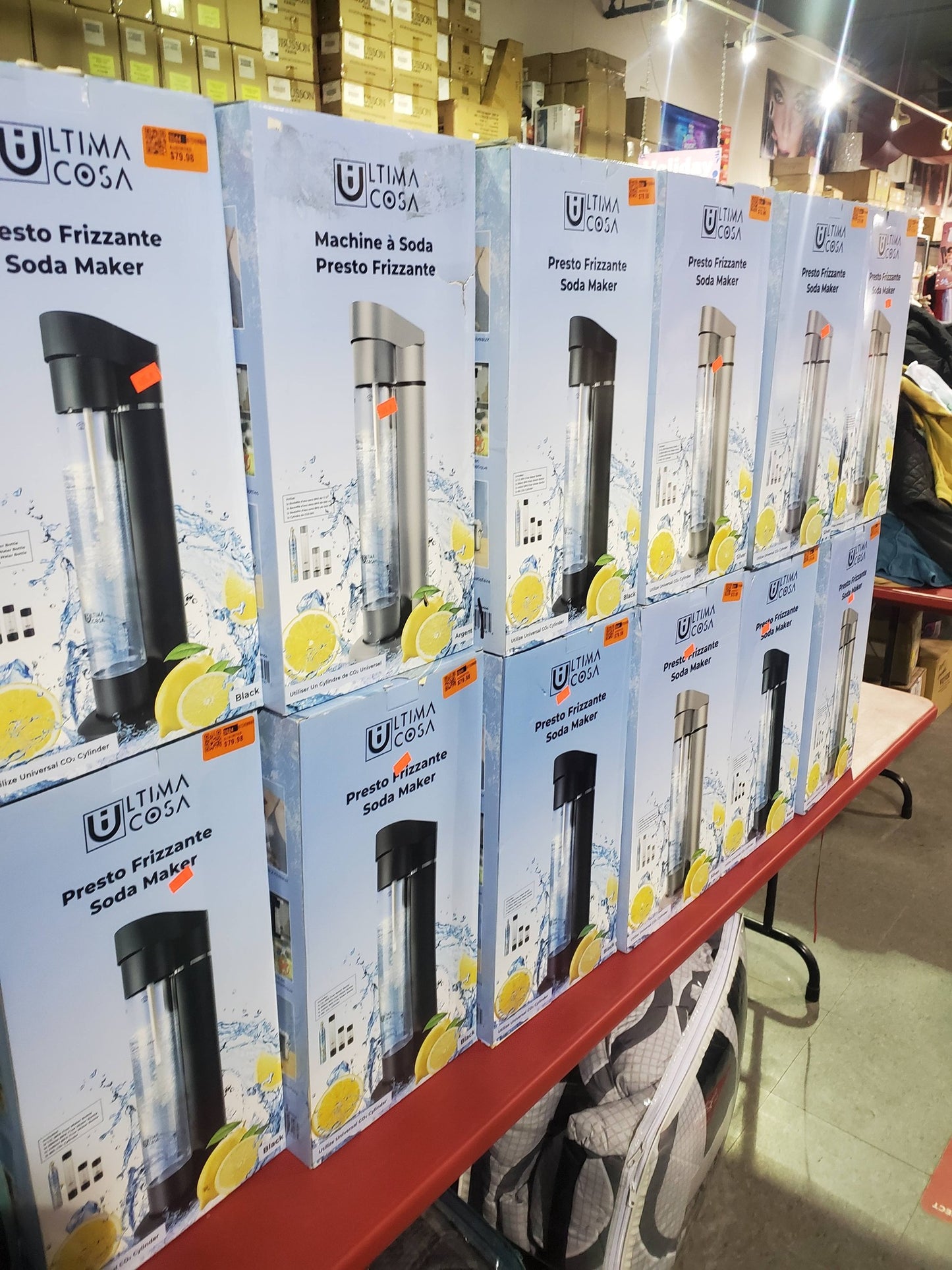 Ultima Cosa Sparkling Water Soda Maker with CO₂ Cylinder